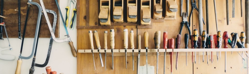 workshop full of tools