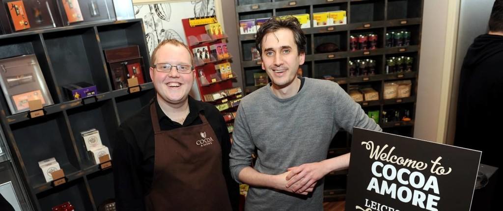 peter gardner at Cocoa Amore launch event