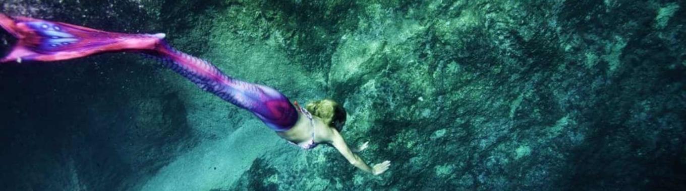 Mayim mermaid academy deep sea dive