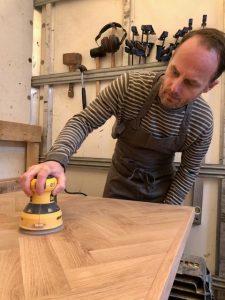A man working in a workshop
