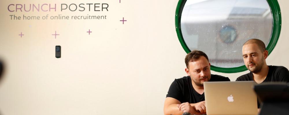 The Crunch Poster founders Brett Creed and Perry Coppen