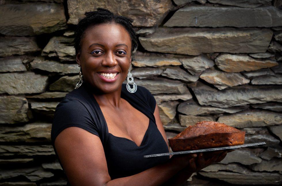 Elaine Rémy of Vie's Jamaican Rum Cakes, a Windermere business
