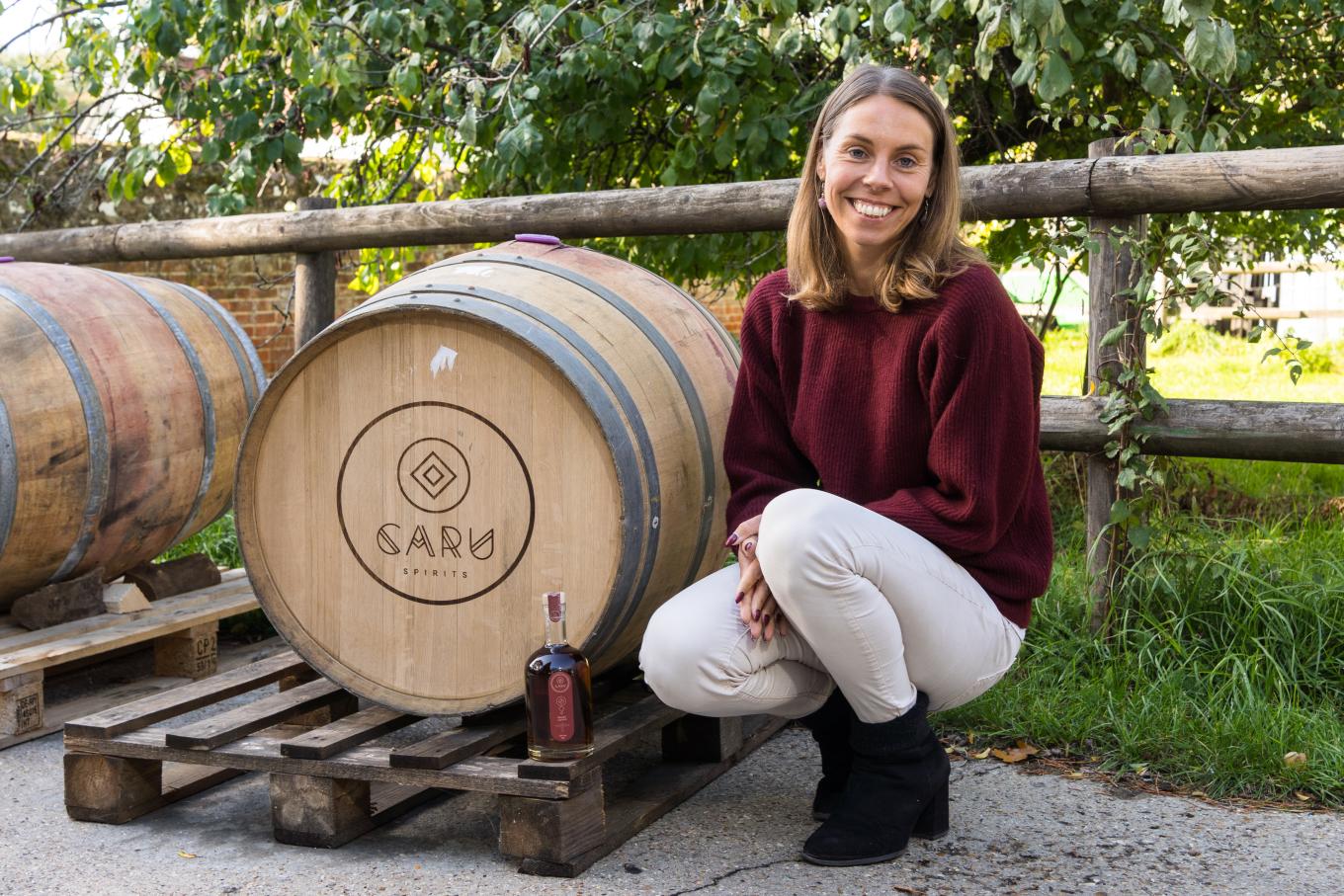Photo of Emily Richards, founder of Caru Spirits